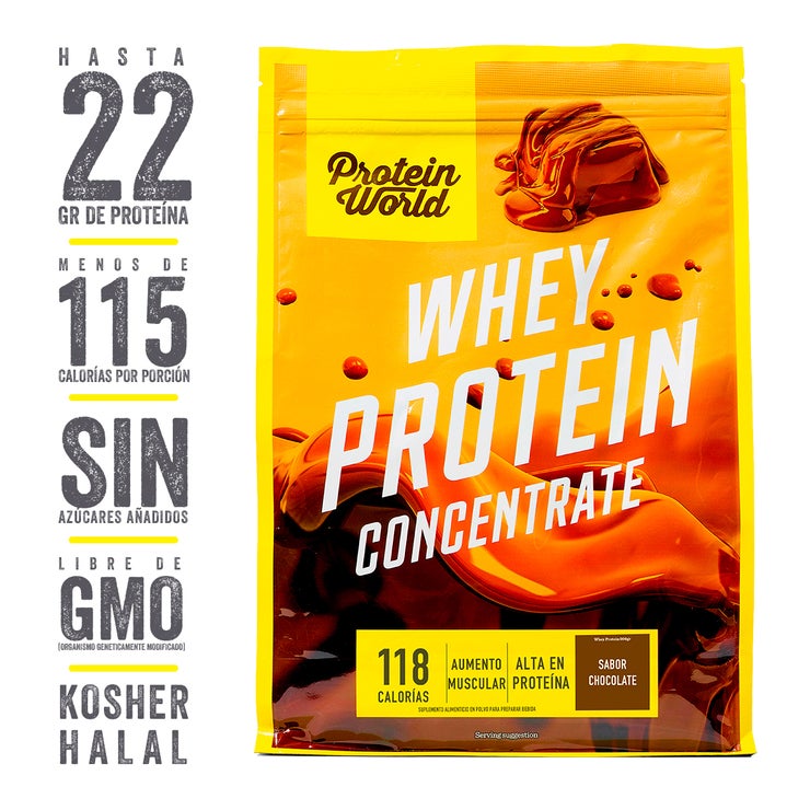 Protein World Whey Proteína en Polvo Sabor Chocolate 900 g Protein World Whey Proteína en Polvo Sabor Chocolate 900 g