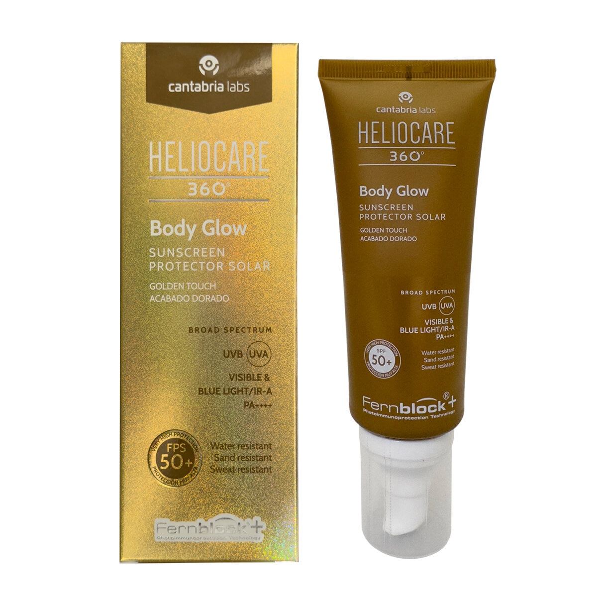 Heliocare 360° Body Glow Protector Solar FPS 50+ 100ml