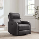 Gilmancreek Furniture, Sillón Reclinable de Piel con Sistema Eléctrico