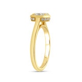 Anillo, 0.77ctw Diamantes, Oro Amarillo 14K