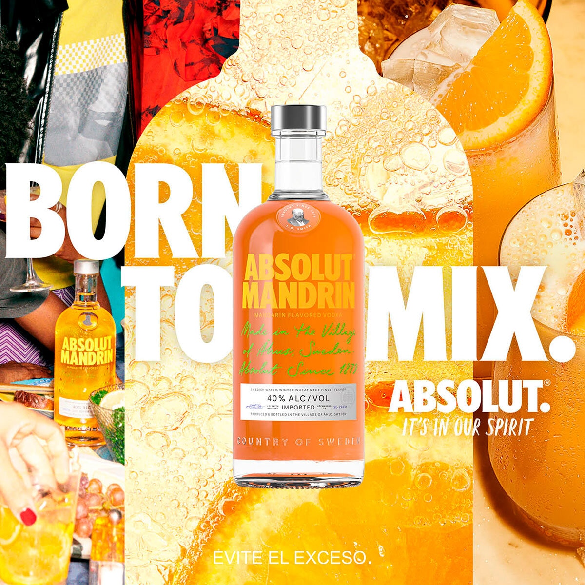 Vodka Absolut Mandrin 750 ml