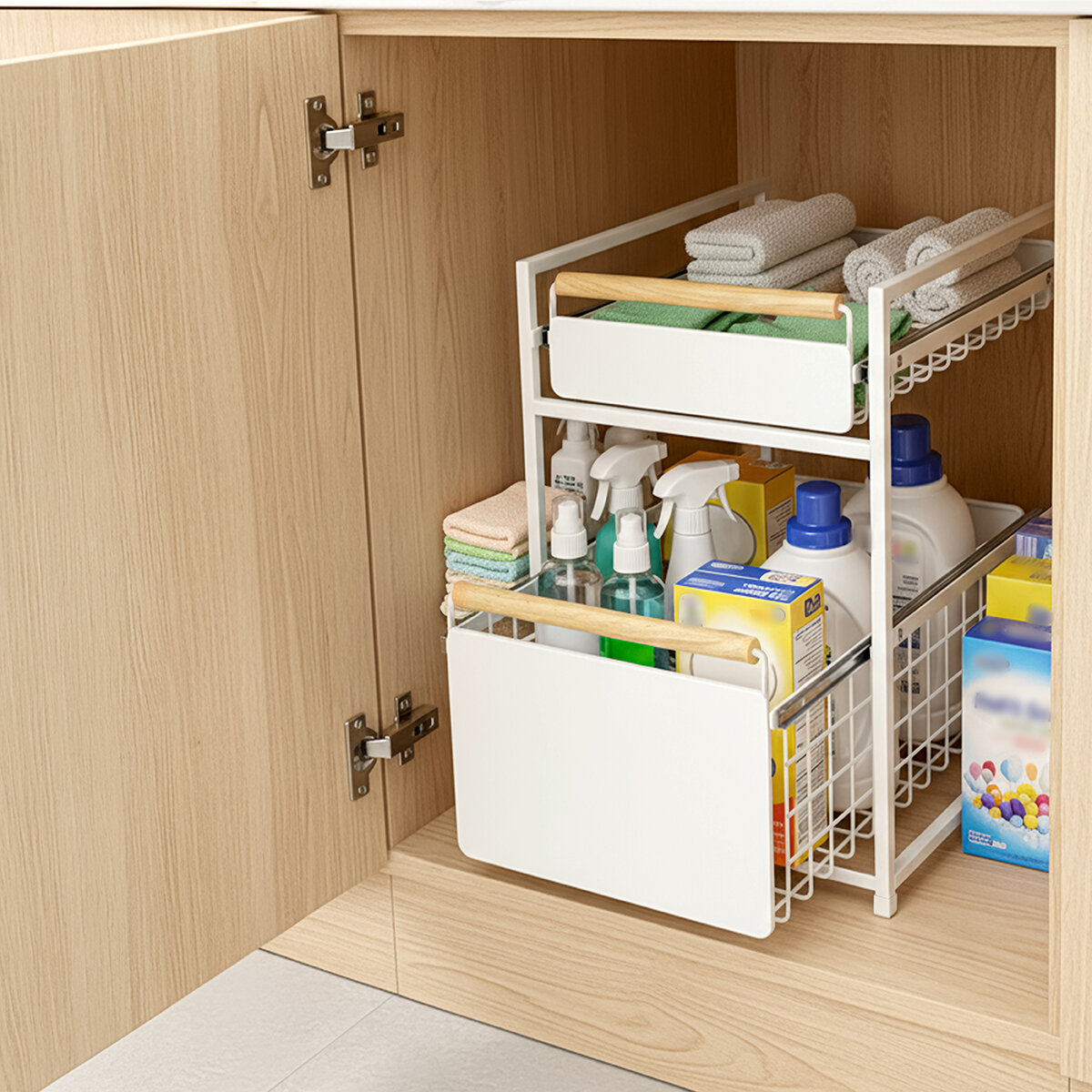 Mesa - Inspired Living, Organizador Metálico de 2 Niveles Mesa - Inspired Living, Organizador Metálico de 2 Niveles