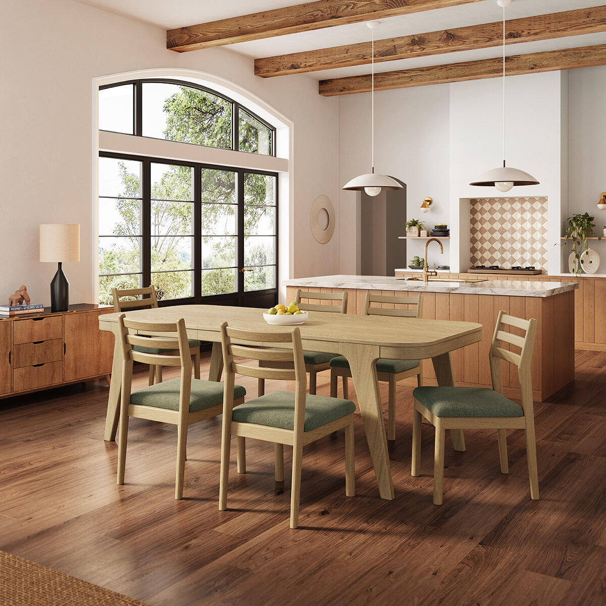 Northridge Home, Juego de Comedor de 7 Piezas Northridge Home, Juego de Comedor de 7 Piezas