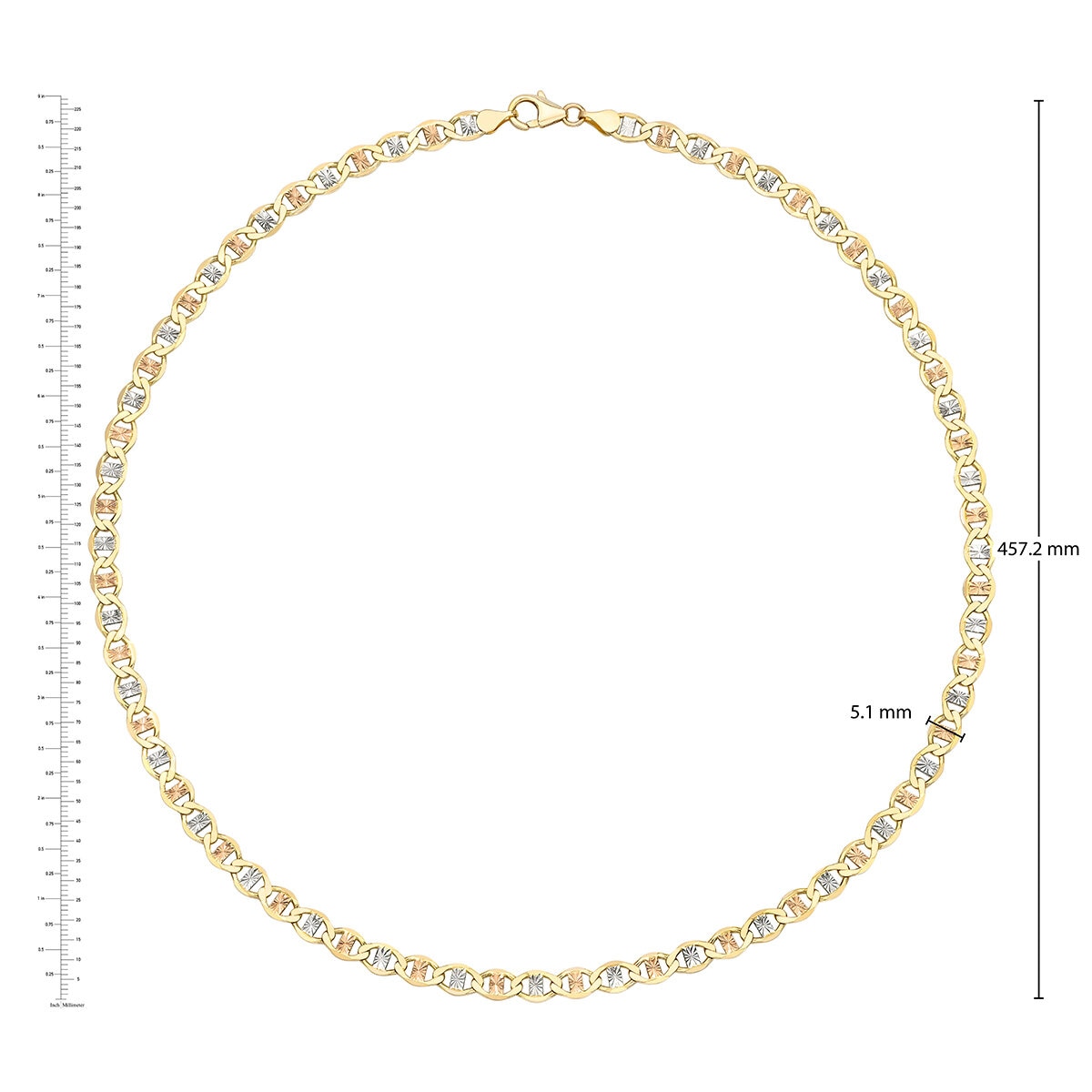 Collar, Oro Amarillo 14K Collar, Oro Amarillo 14K