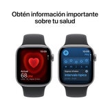 Apple Watch Series 11 (GPS + Celular) 42mm Aluminio Gris Espacial + Correa Deportiva Negra - Talla S/M Apple Watch Series 11 (GPS + Celular) 42mm Aluminio Gris Espacial + Correa Deportiva Negra - Talla S/M