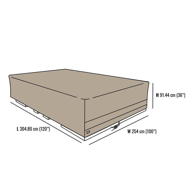 Seasons Sentry, Funda para Conjunto de Muebles de Jardín Rectangular XL Seasons Sentry, Funda para Conjunto de Muebles de Jardín Rectangular XL