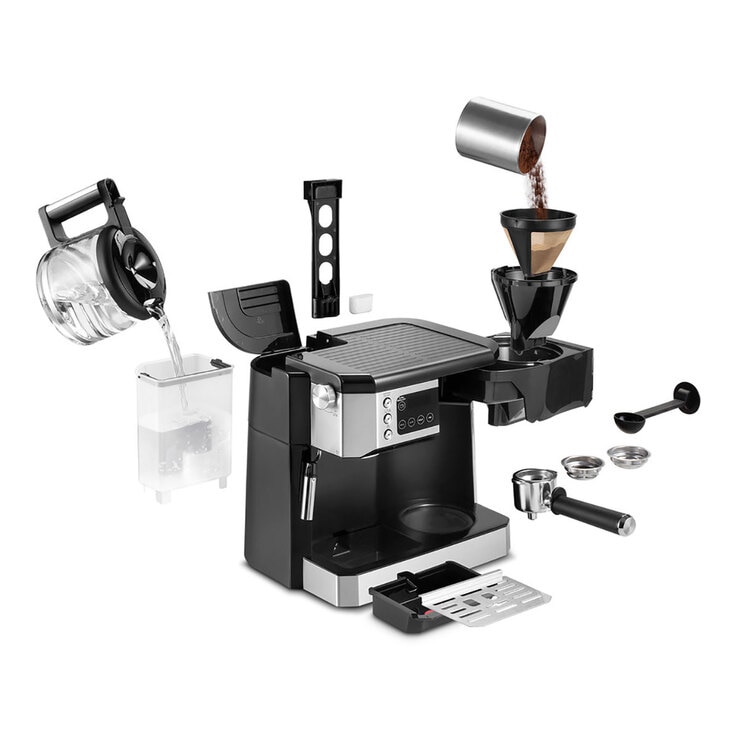 De'Longhi, Máquina de Café 2 en 1 para Café Americano y Espresso De'Longhi, Máquina de Café 2 en 1 para Café Americano y Espresso