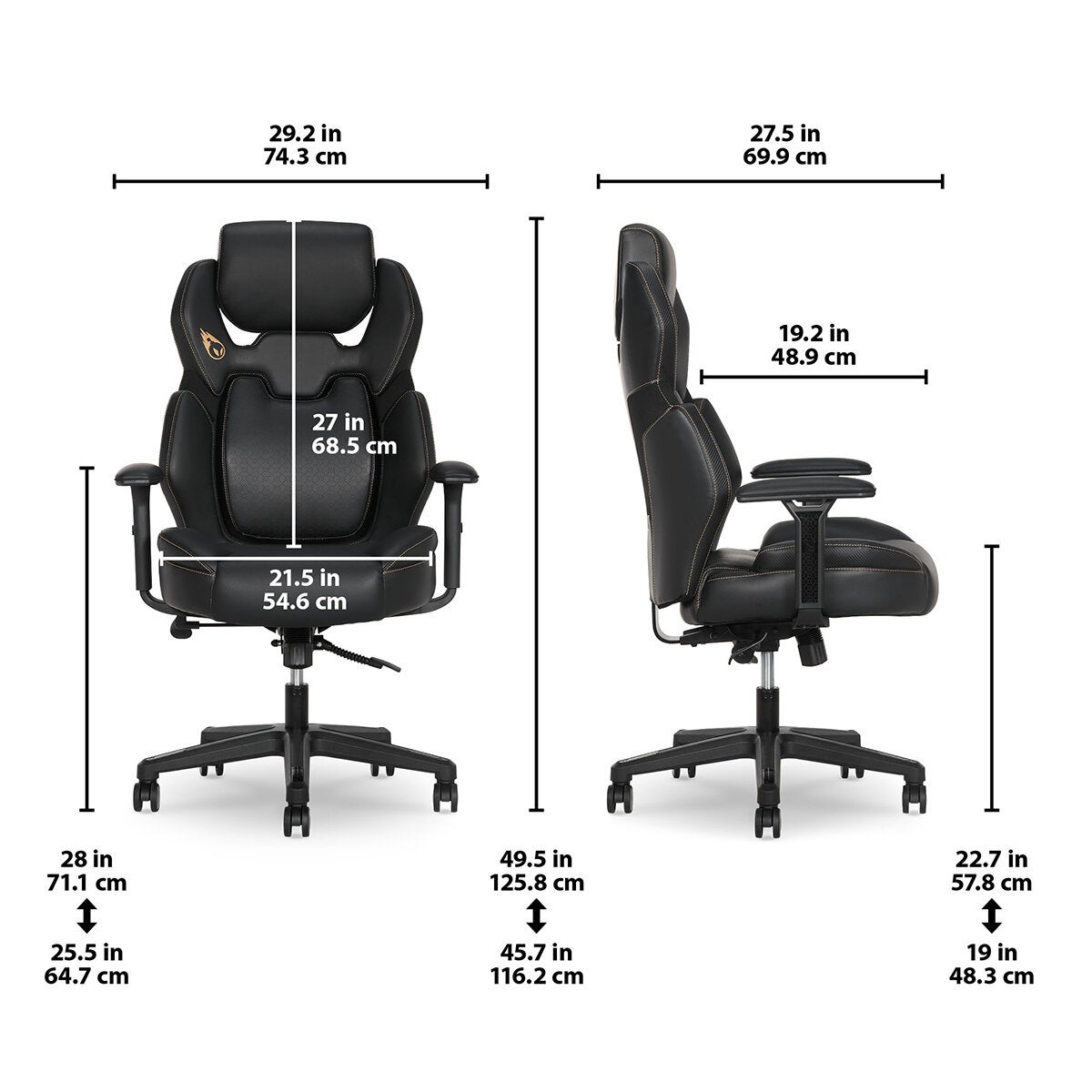 DPS, Silla para Videojuegos con Cabecera Ajustable DPS, Silla para Videojuegos con Cabecera Ajustable