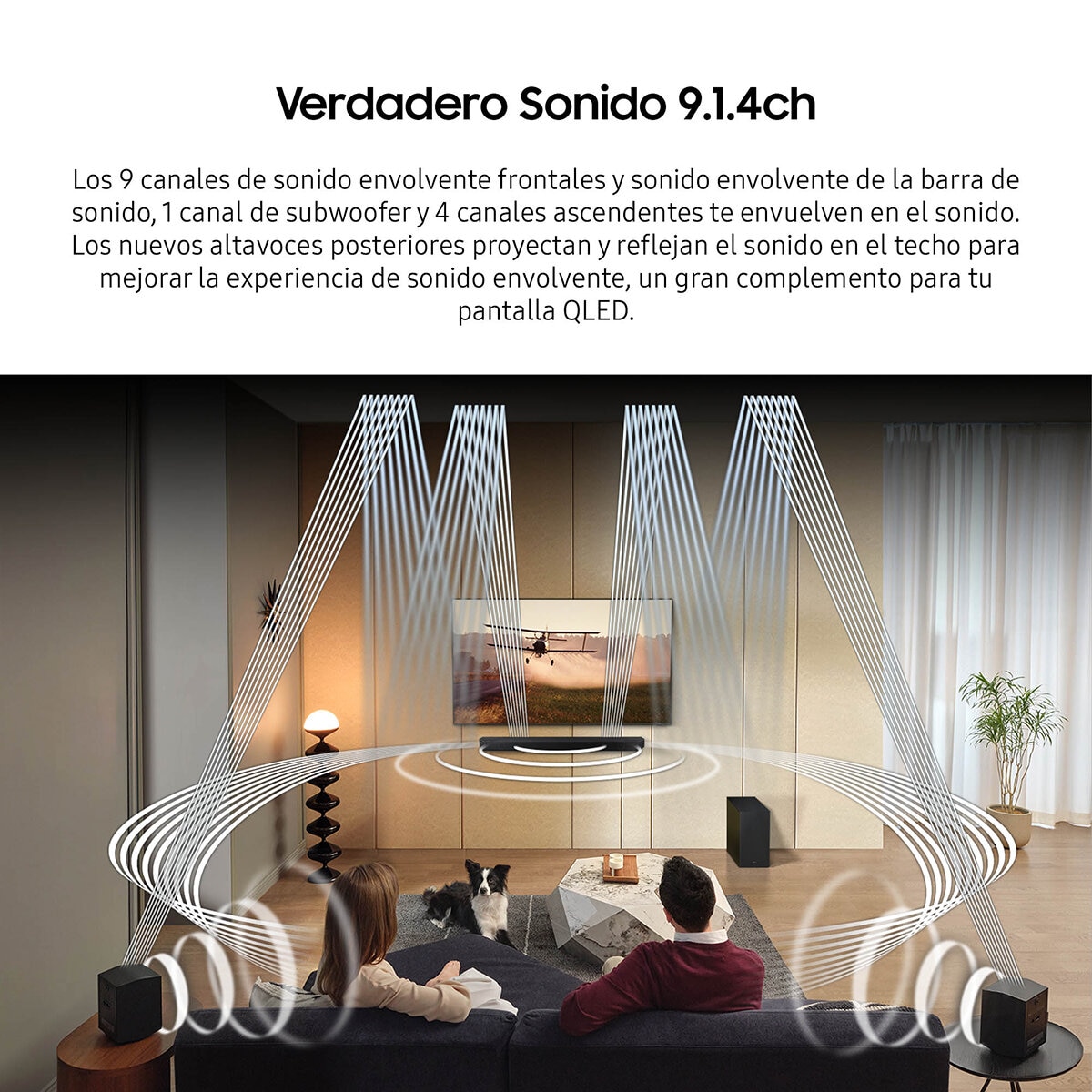 Samsung Barra de sonido 9.1.4 Canales